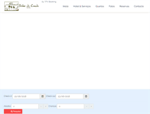Tablet Screenshot of hotelsolardoconde.com